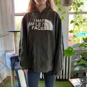 North Face sweatshirt